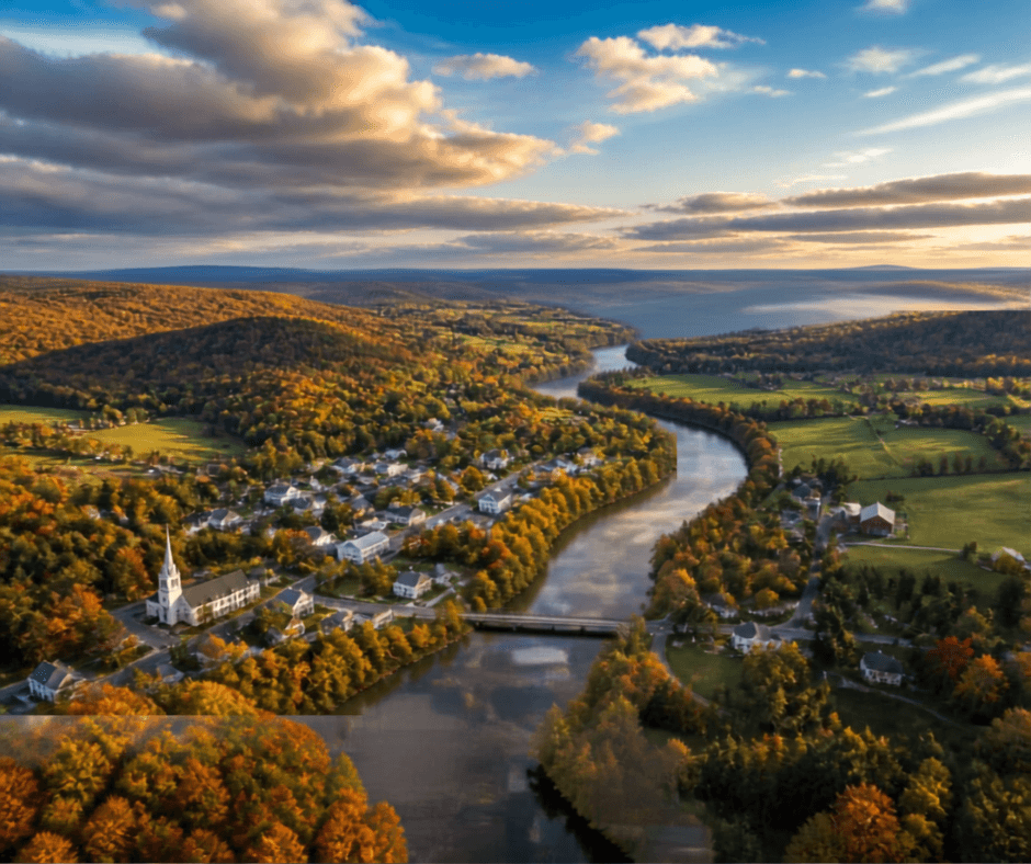 Ariel View Of Connecticut 