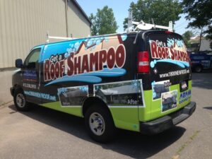 Roof Shampoo Services Truck