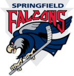 This Is A Photo Of The Community Involvement Springfield Falcons Logo.