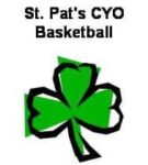 This Is A Photo Of The Community Involvement St. Pats CYO Basketball Logo.