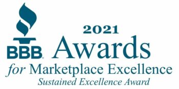 2021 BBB Sustained Excellence Award Logo