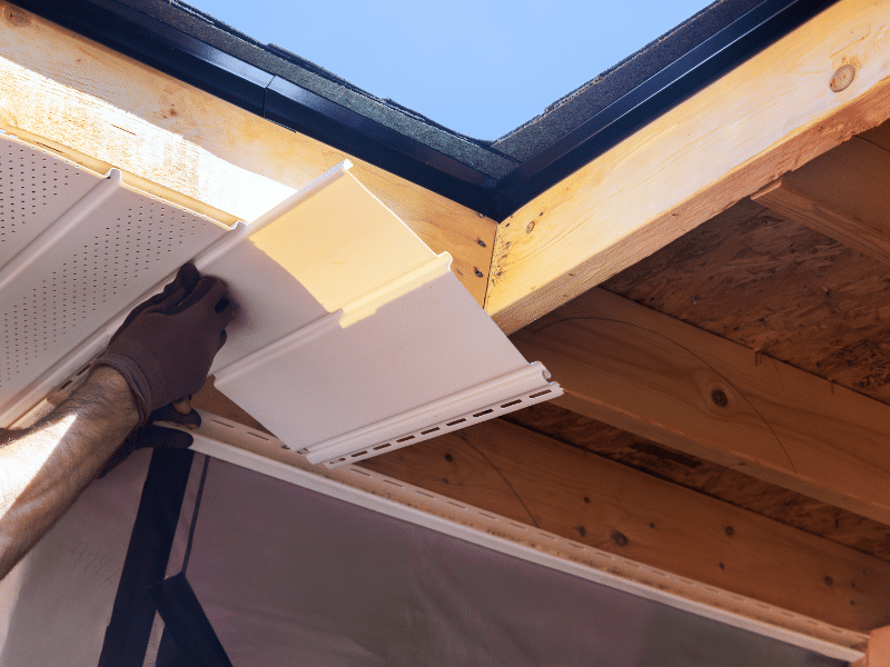 Soffit install