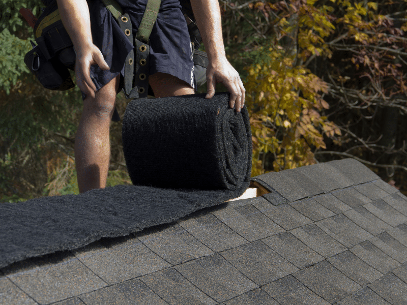 2nd step- Roof ridge vent